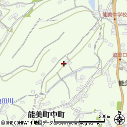 広島県江田島市能美町中町2894-1周辺の地図