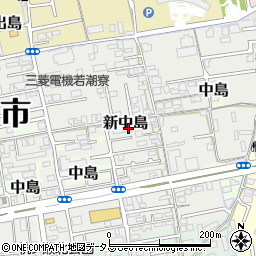 和歌山県和歌山市新中島87周辺の地図