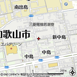 和歌山県和歌山市新中島118周辺の地図
