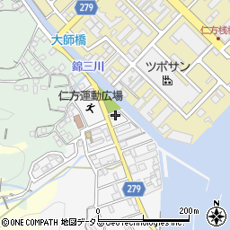 広島県呉市仁方皆実町2-5周辺の地図