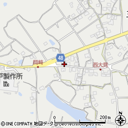 香川県三豊市三野町大見甲-2231-1周辺の地図