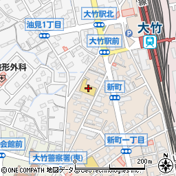 ジュンテンドー大竹店周辺の地図
