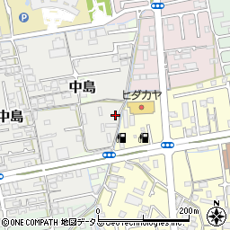 和歌山県和歌山市新中島2周辺の地図