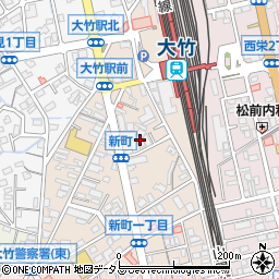 マスヤビジネスホテル周辺の地図