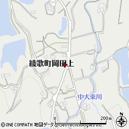 香川県丸亀市綾歌町岡田上2576-1周辺の地図