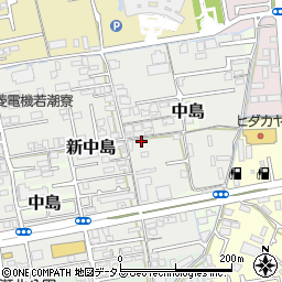 和歌山県和歌山市新中島58周辺の地図