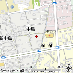 和歌山県和歌山市新中島5周辺の地図