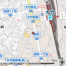 きく川精肉店大竹新町店周辺の地図