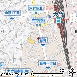 きく川精肉店大竹新町店周辺の地図