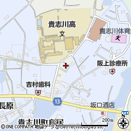 和歌山県紀の川市貴志川町鳥居159周辺の地図