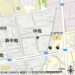 和歌山県和歌山市新中島9周辺の地図