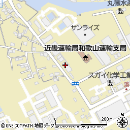 近畿運輸局和歌山運輸支局　総務企画部門周辺の地図