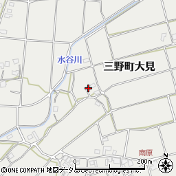 香川県三豊市三野町大見4610周辺の地図