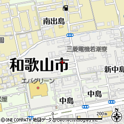 和歌山県和歌山市新中島148周辺の地図