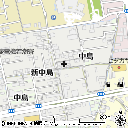 和歌山県和歌山市新中島52周辺の地図