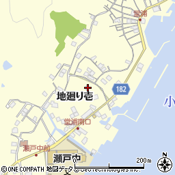 徳島県鳴門市瀬戸町堂浦地廻り壱171周辺の地図