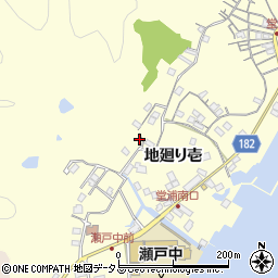 徳島県鳴門市瀬戸町堂浦地廻り壱134周辺の地図