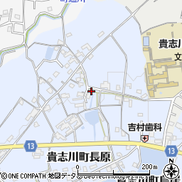 和歌山県紀の川市貴志川町長原267周辺の地図