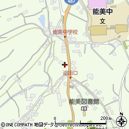 広島県江田島市能美町中町3291-1周辺の地図