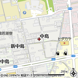 和歌山県和歌山市新中島56周辺の地図