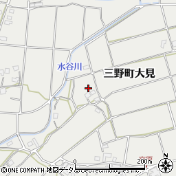 香川県三豊市三野町大見甲-4610周辺の地図