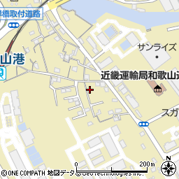 和歌山県和歌山市湊1316-21周辺の地図