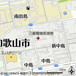 和歌山県和歌山市新中島111周辺の地図