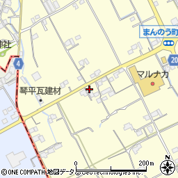 香川県仲多度郡まんのう町公文342周辺の地図