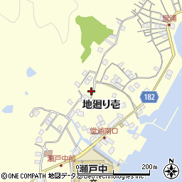 徳島県鳴門市瀬戸町堂浦地廻り壱215-7周辺の地図