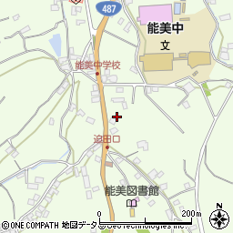 広島県江田島市能美町中町3309-5周辺の地図