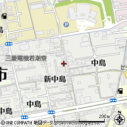 和歌山県和歌山市新中島97周辺の地図