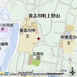 和歌山県紀の川市貴志川町上野山242周辺の地図