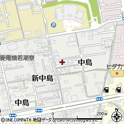 和歌山県和歌山市新中島49周辺の地図