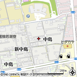 和歌山県和歌山市新中島47周辺の地図