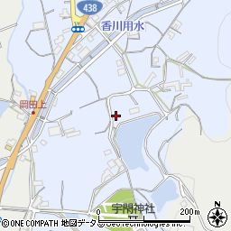 香川県丸亀市綾歌町岡田下663周辺の地図
