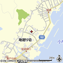徳島県鳴門市瀬戸町堂浦地廻り壱187-3周辺の地図