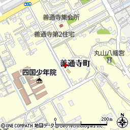 香川県善通寺市善通寺町2058-1周辺の地図