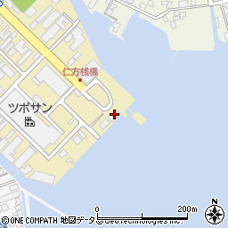 有限会社仁方タクシー　事務所周辺の地図