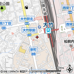 コペイカ 大竹駅前店周辺の地図