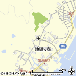 徳島県鳴門市瀬戸町堂浦地廻り壱216-5周辺の地図