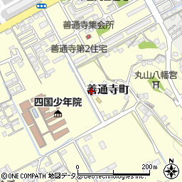 香川県善通寺市善通寺町2058周辺の地図