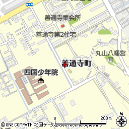 香川県善通寺市善通寺町2058周辺の地図