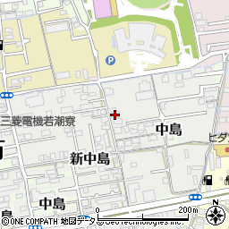 和歌山県和歌山市新中島40周辺の地図