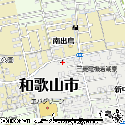 和歌山県和歌山市新中島155周辺の地図