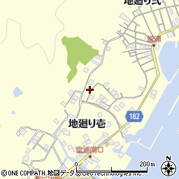 徳島県鳴門市瀬戸町堂浦地廻り壱205周辺の地図