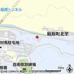 長崎県対馬市厳原町東里1-5周辺の地図