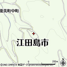 広島県江田島市能美町中町4385-1周辺の地図