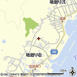 徳島県鳴門市瀬戸町堂浦地廻り壱203-1周辺の地図