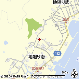 徳島県鳴門市瀬戸町堂浦地廻り壱201周辺の地図