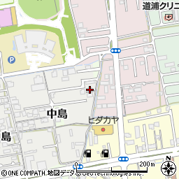 和歌山県和歌山市新中島18周辺の地図